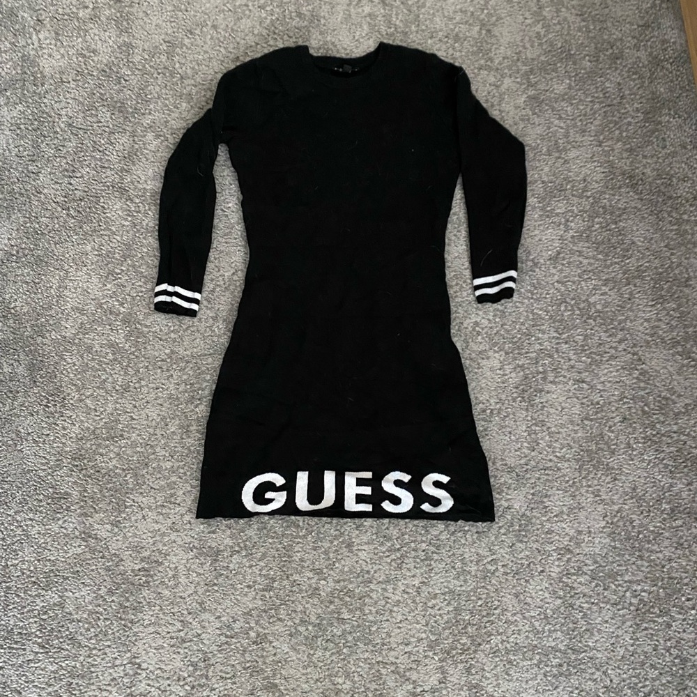 Black dress guess kids